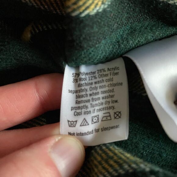 Janie & Jack Green Plaid Cape Girls' 5-6 - Picture 10 of 11